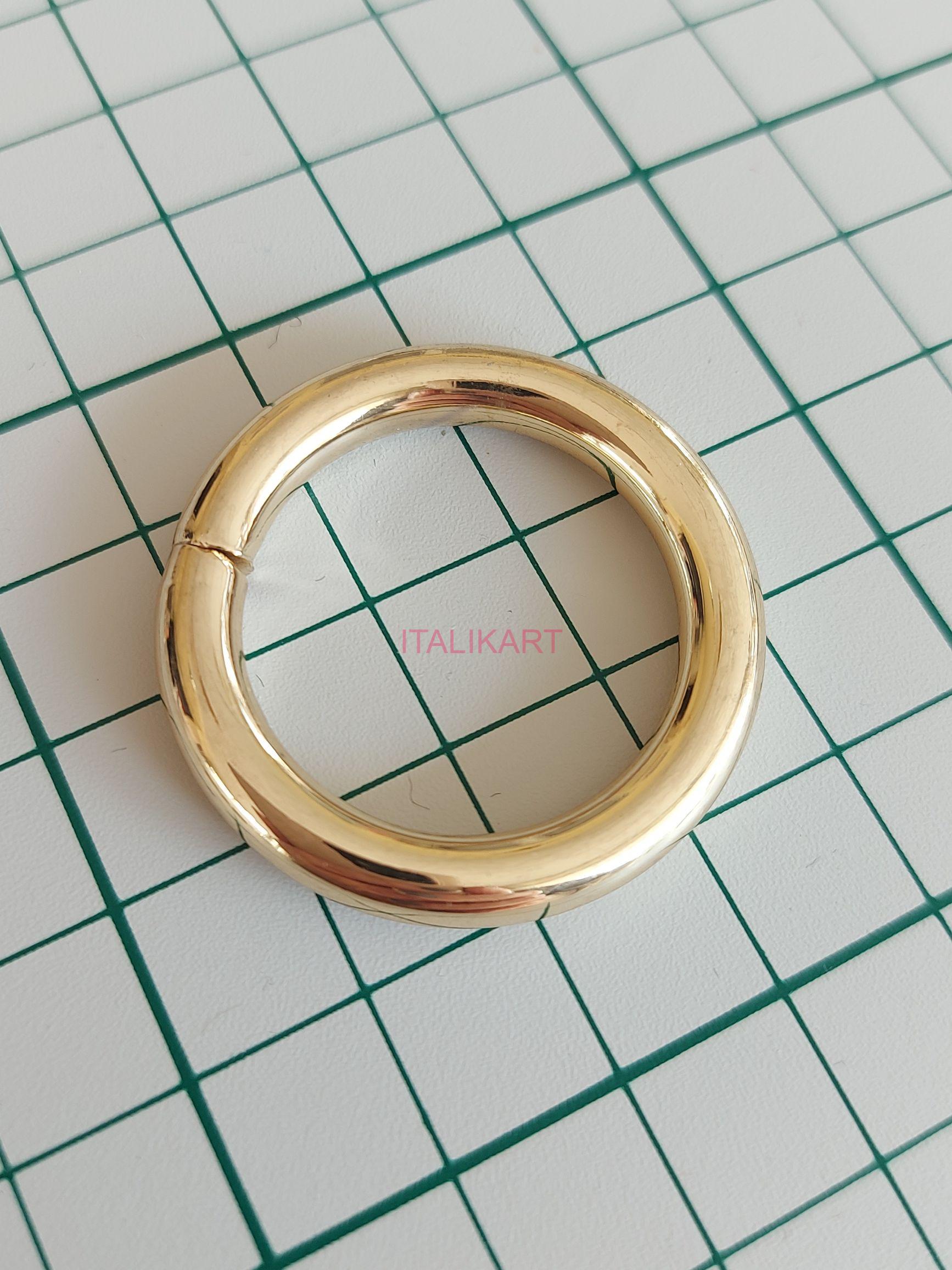 Inel Metalic 3 cm Rotund , Genti Curele Confectii Incaltaminte  