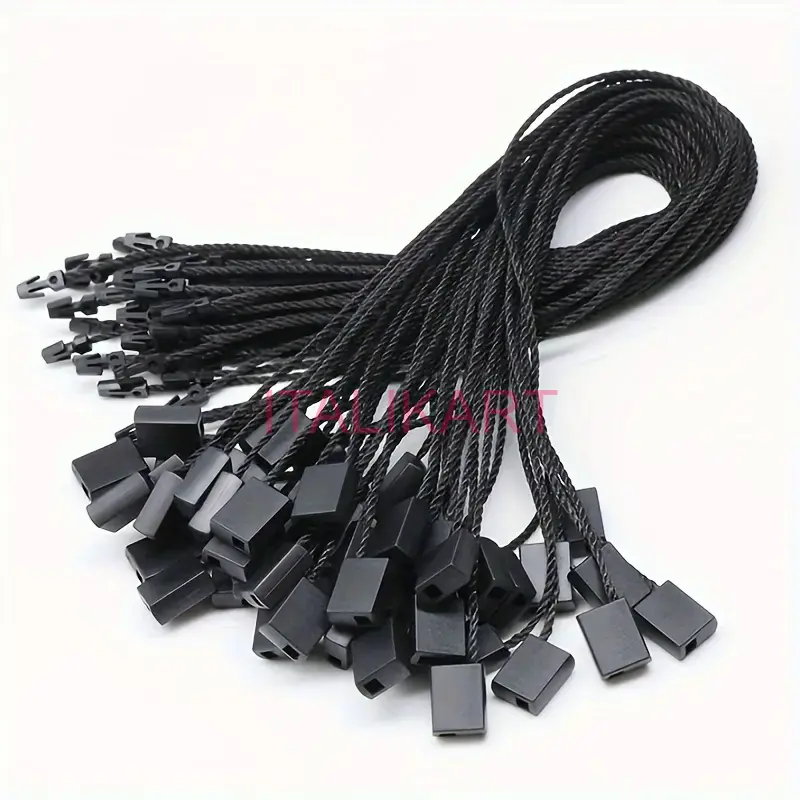 Set 1000 Sigilii Negre ptr Etichete ,16-17 cm Lungime,fir matasos